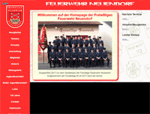 Tablet Screenshot of ffw-neuendorf.de